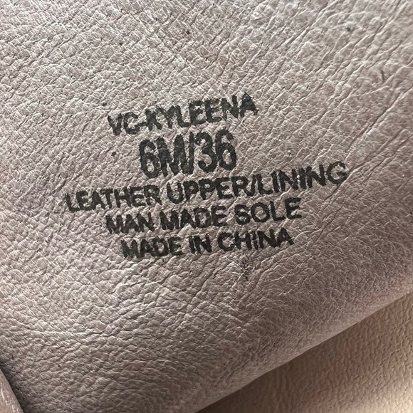 Vince Camuto Brown Leather Kyleena Block Heel Peep Toe Ankle Boots Size 6 Womens - Picture 4 of 12